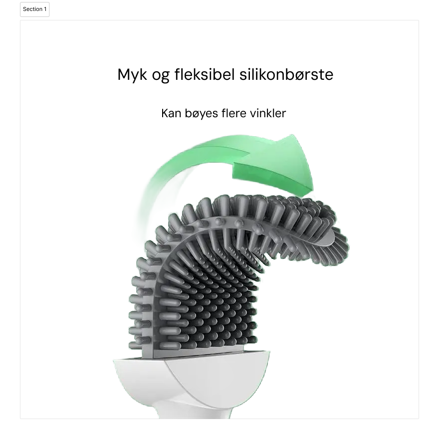 Silikon dobørste